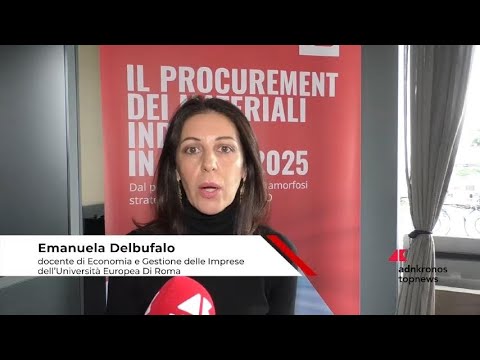 Imprese: Delbufalo, ‘Ufficio acquisti più responsabilizzato in razionalizzazione e quantificazione