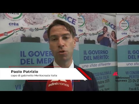 Politica: Patrizio (Meritocrazia Italia), ‘Incarniamo il volto più nobile della cittadinanza attiva’