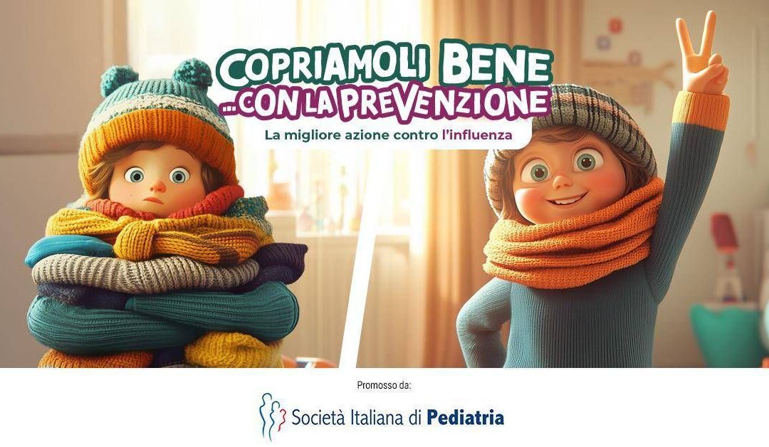 Influenza, ogni anno colpisce 1 bimbo su 4, campagna dei pediatri nelle scuole