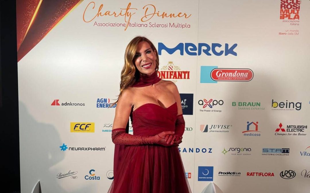 Sclerosi multipla, Maya: “Un regalo essere alla Charity Dinner Aism”