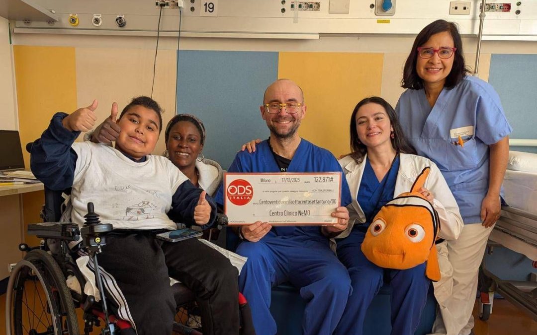 ‘Sì donare rende felici’, Centri Nemo ringraziano per gli oltre 122mila euro
