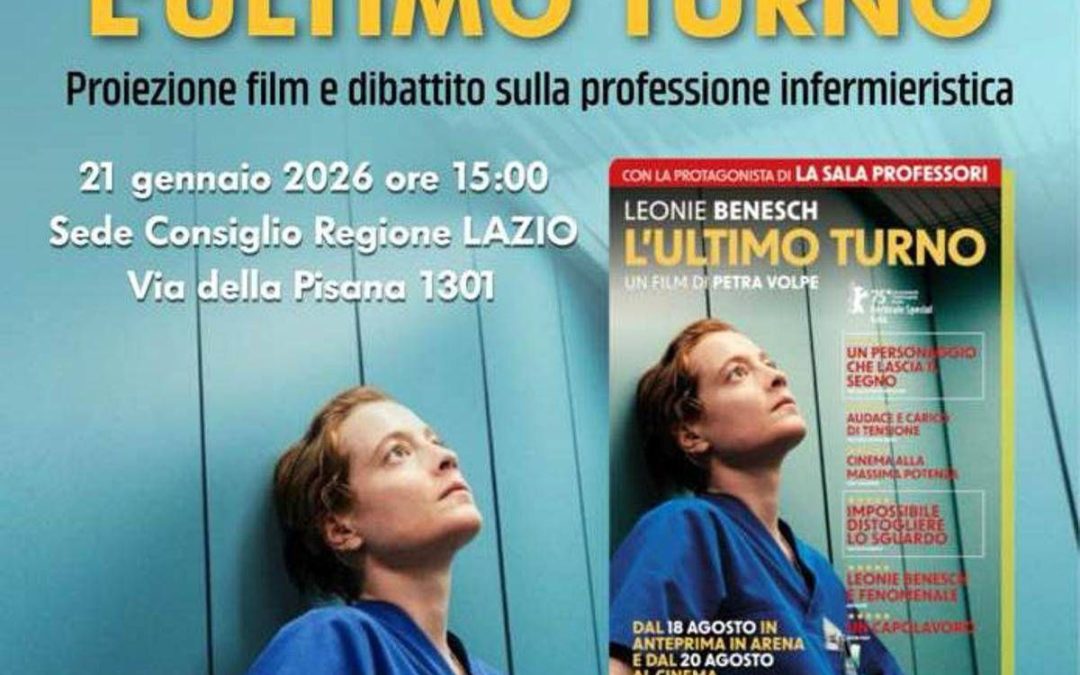 ‘L’ultimo turno’, in Consiglio regionale Lazio film racconta lavoro infermieri