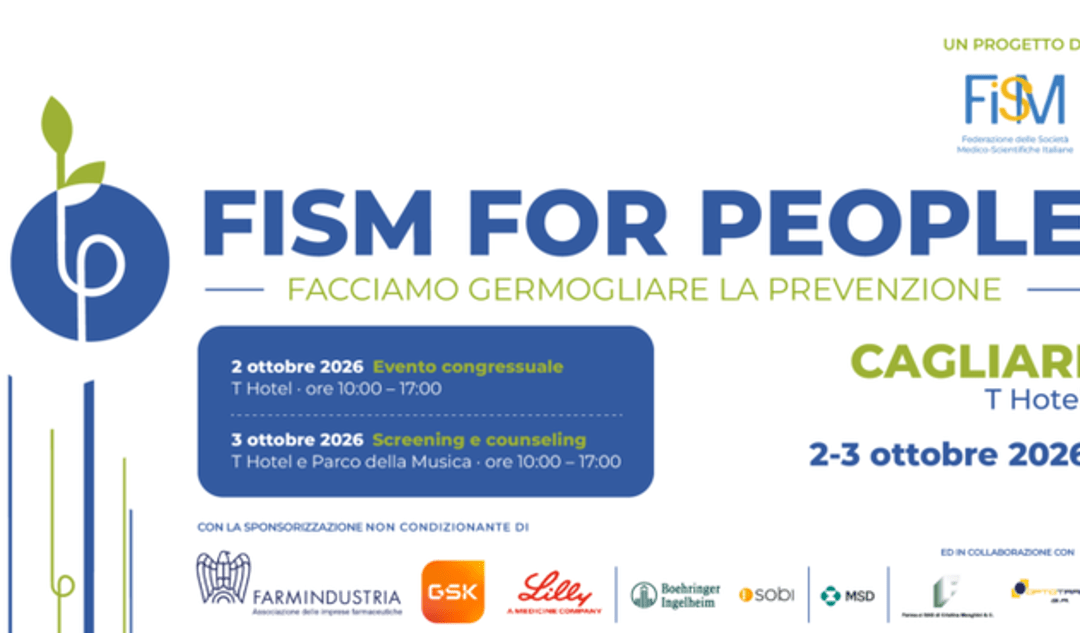 ‘Fism for people’, a Cagliari due giorni dedicati alla prevenzione